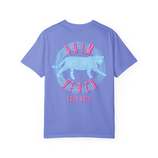 Palm Beach Crewneck T-Shirt Flo Blue Sample Sale