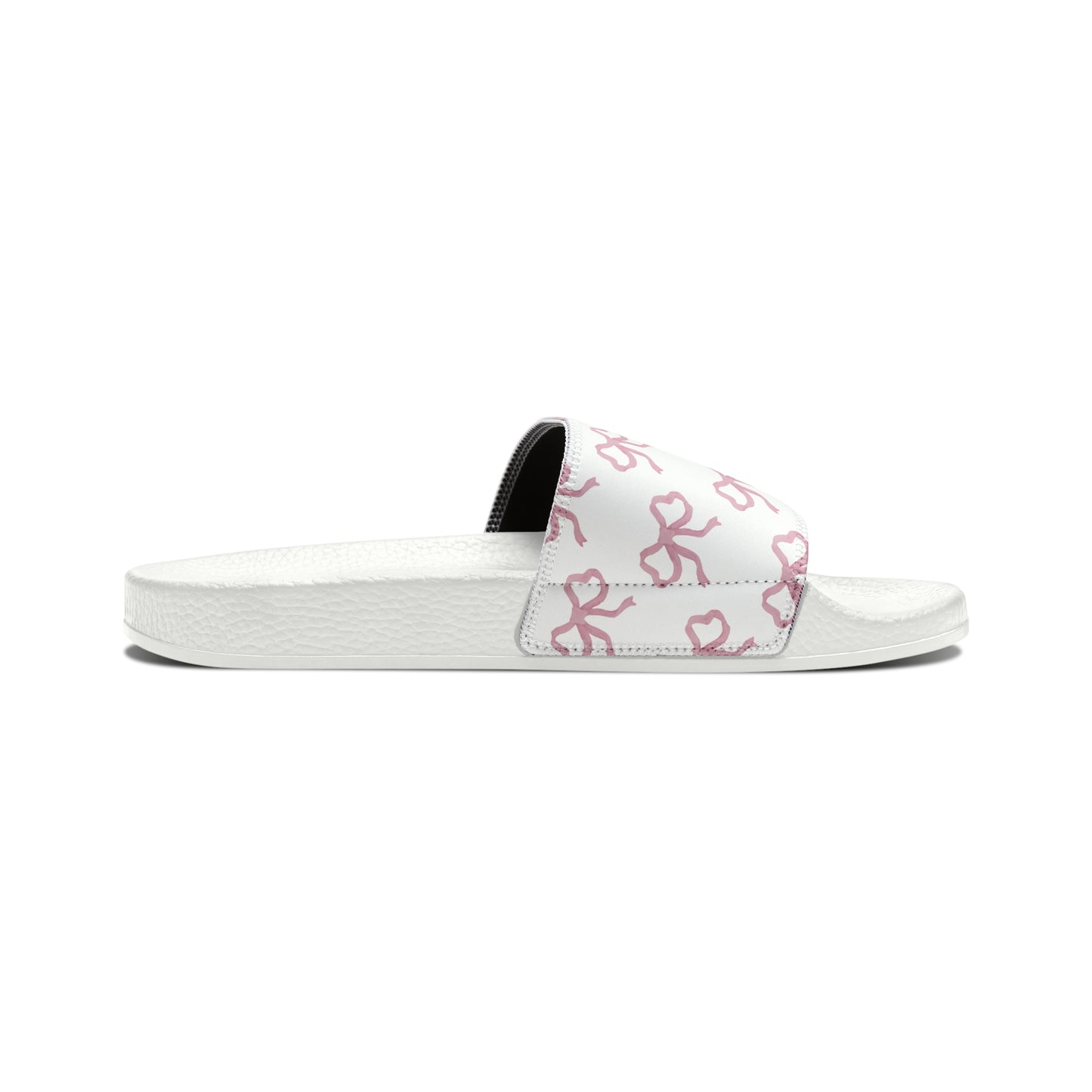Pink Bow Slide Sandals