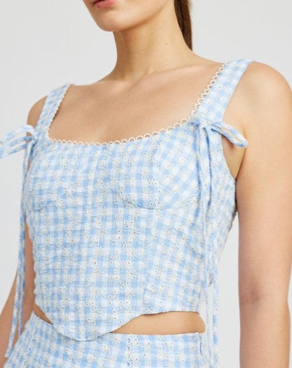 Gingham Top