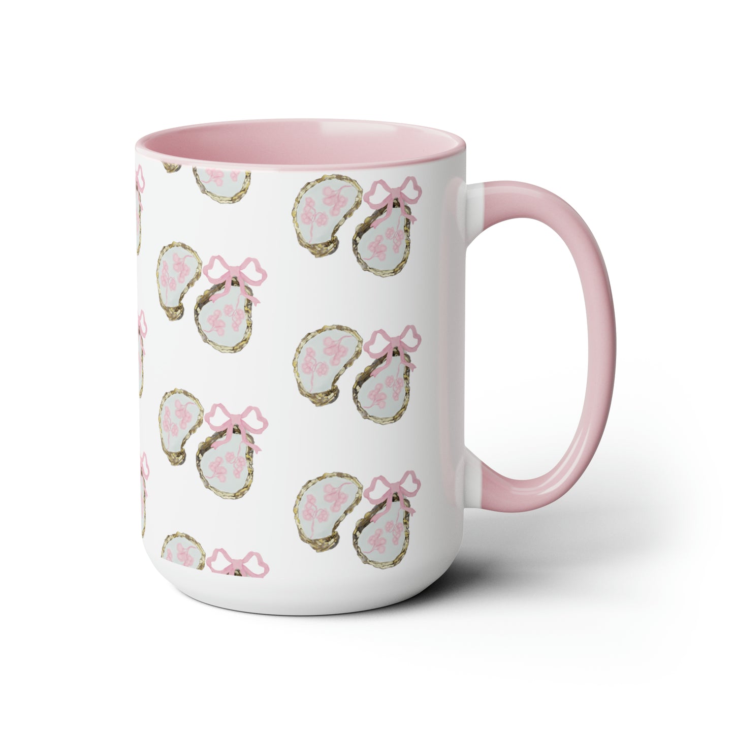 Pink Bows And Shells Coffee Mug