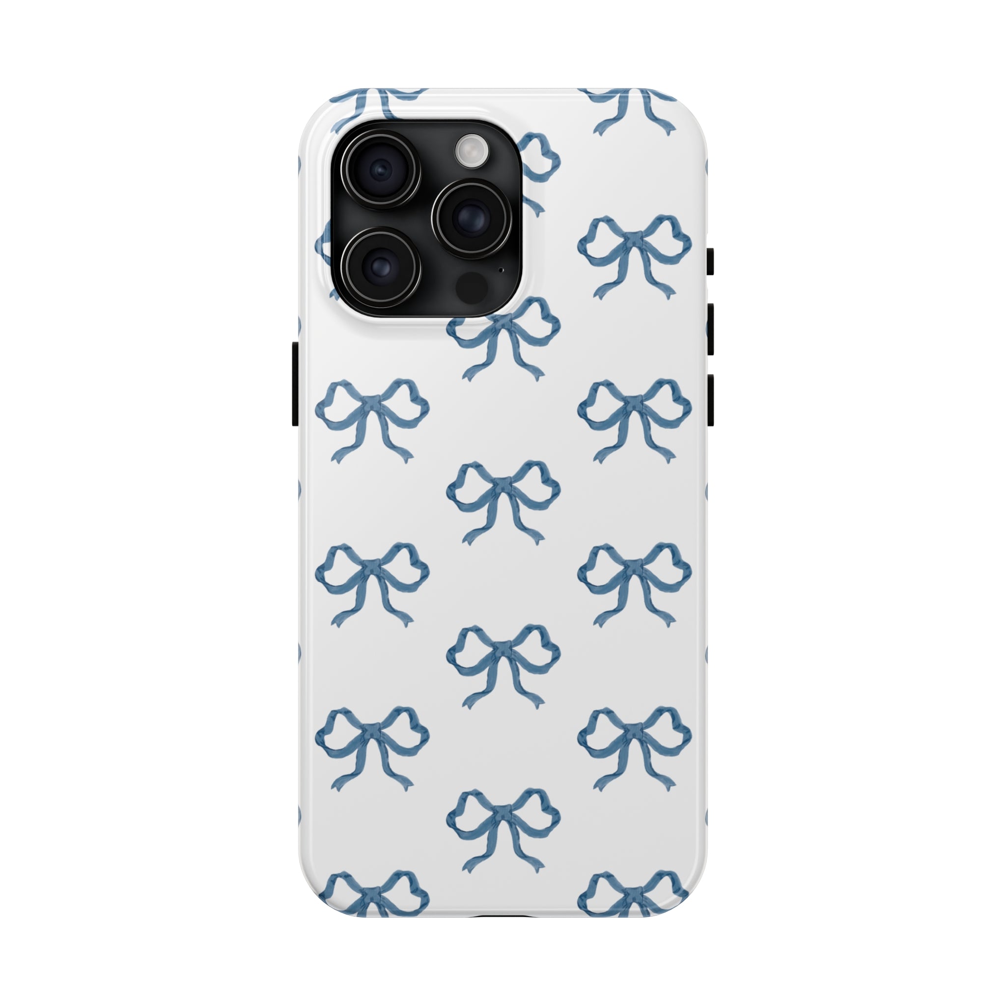 Blue Ribbon Bow Phone Case