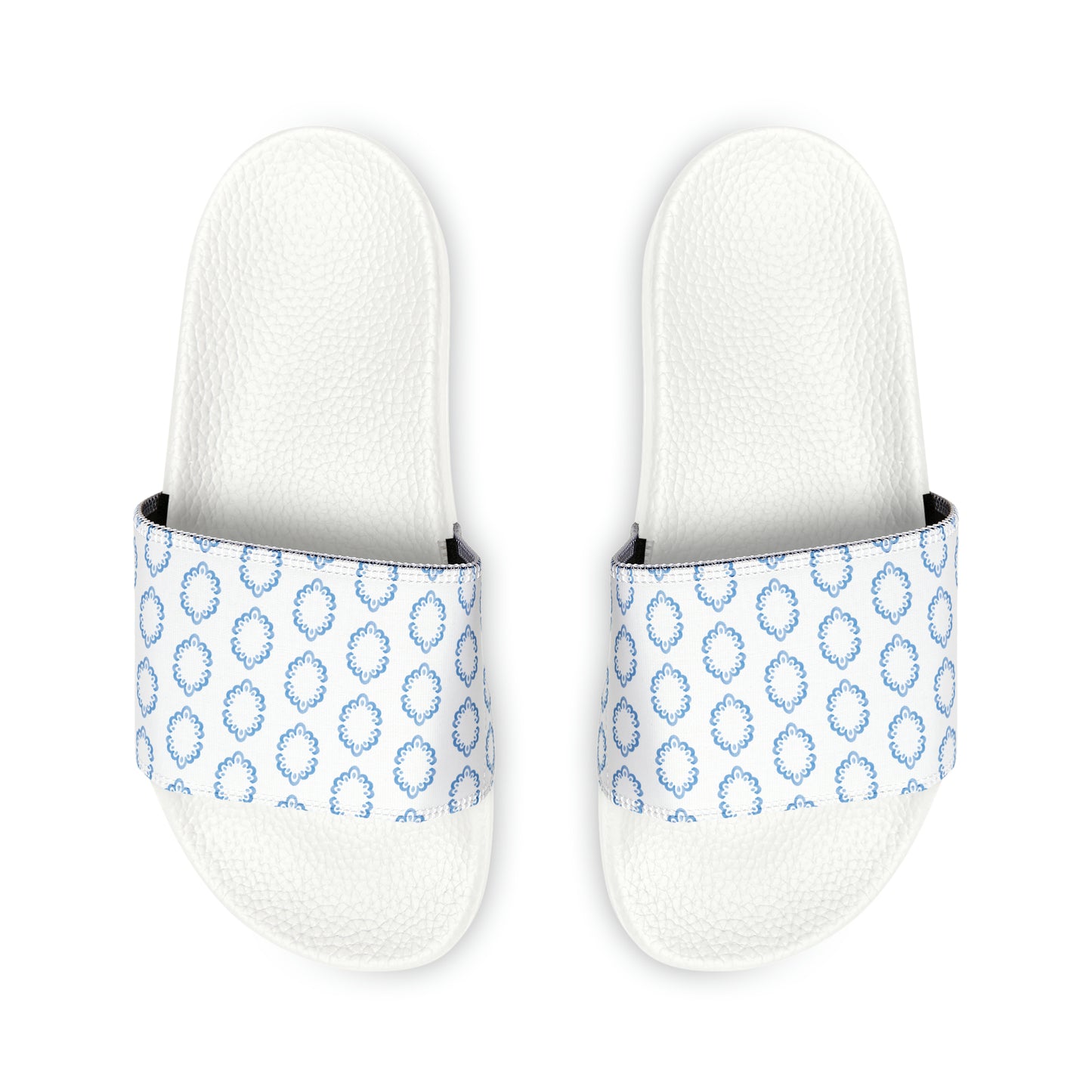 Blue China Slide Sandals
