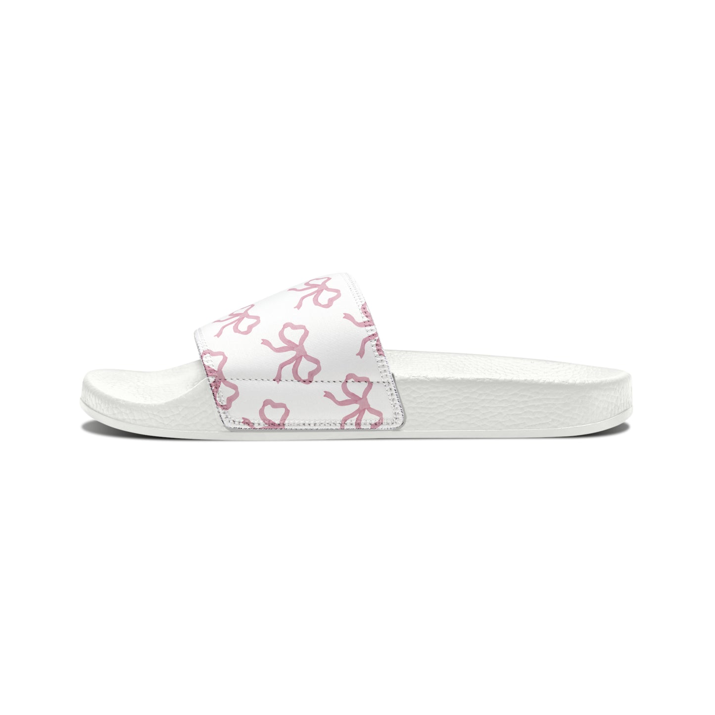 Pink Bow Slide Sandals