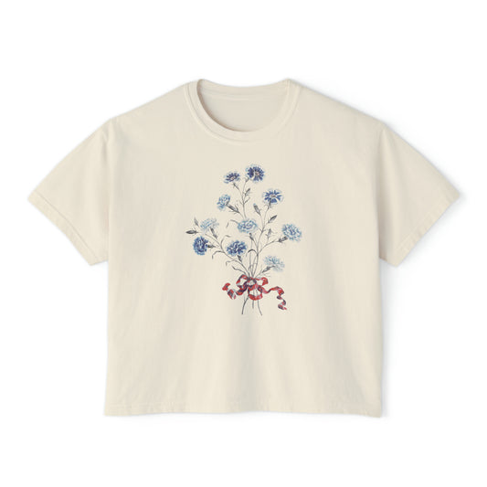 Floral Bouquet Boxy Tee