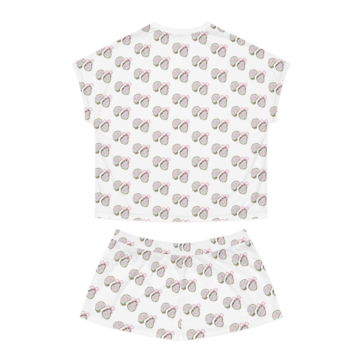 Pink Bows And Shells Pajama Set