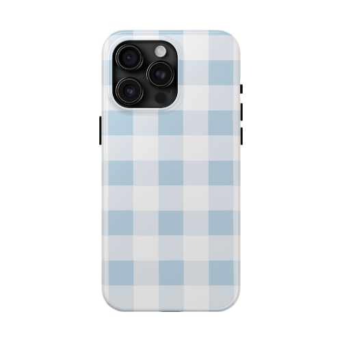 Blue Gingham Phone Case