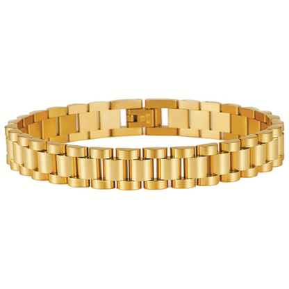 Gold Watchband Bracelet