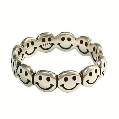 Silver Smiles Ring