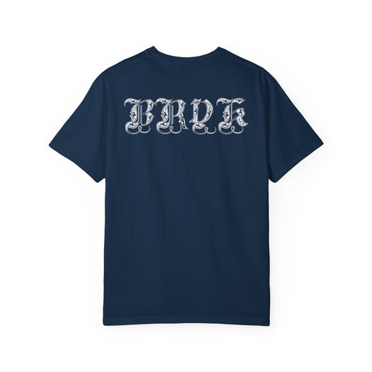 BRYK Initial Script Blue T-Shirt