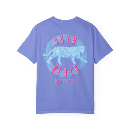 Palm Beach Crewneck T-Shirt Flo Blue Sample Sale