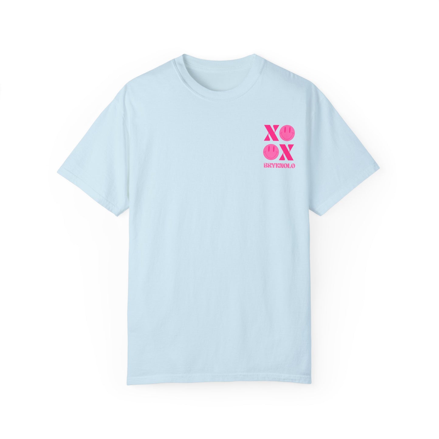 Light Blue T Shirt X O Logo