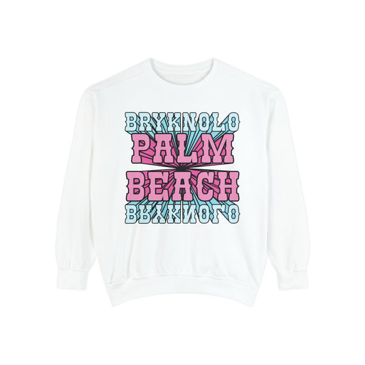 Palm Beach Bryknolo White Crewneck Sweatshirt