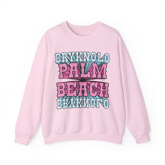 Palm Beach Bryknolo Pink Crewneck Sweatshirt