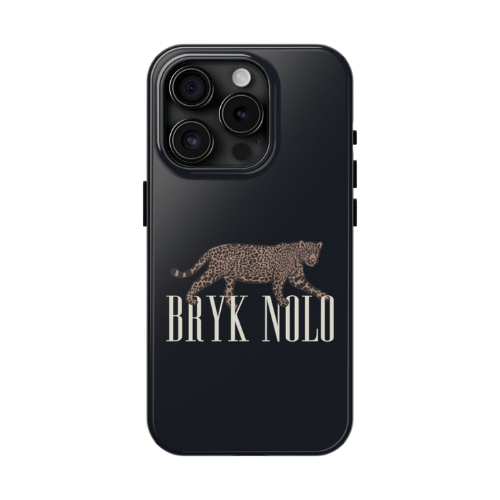 Black Bryk Nolo Phone Case is lightweight and impact resistant