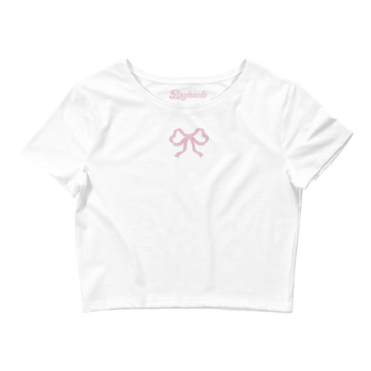 Pink Bow Baby Tee