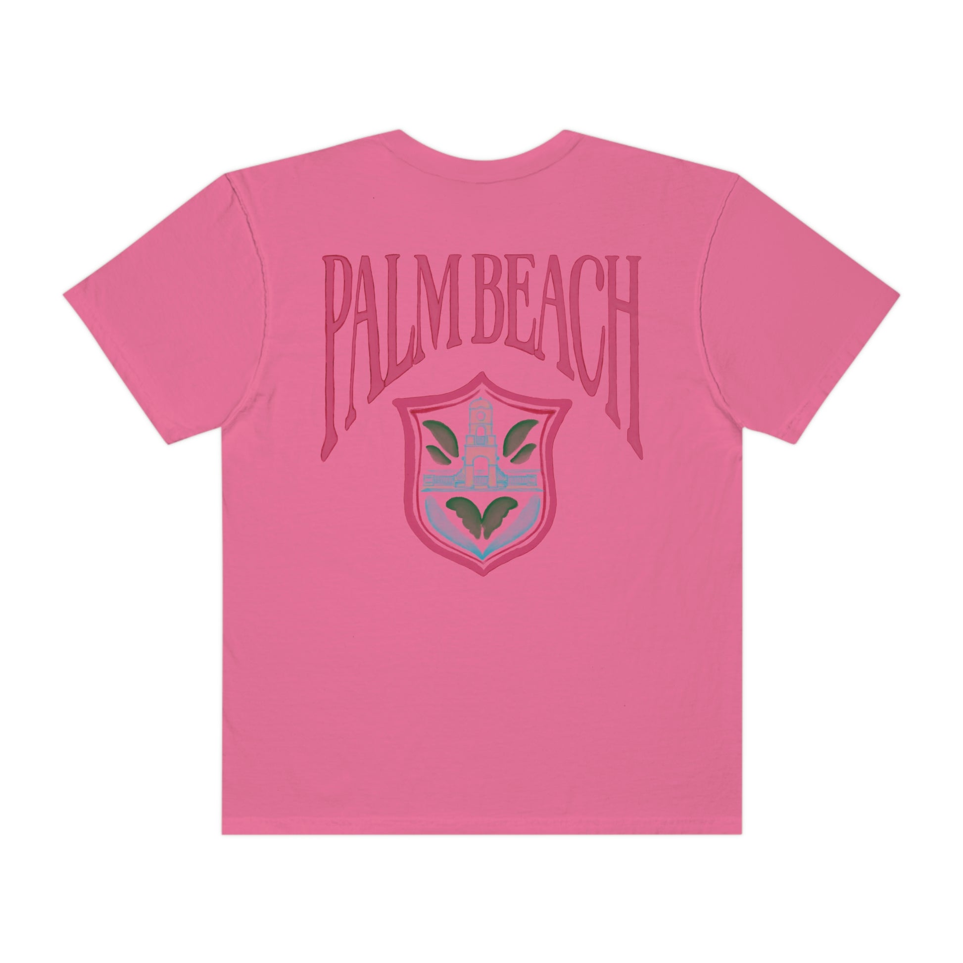 Palm Beach Crest Crewneck T-Shirt - BRYKNOLO LLC T-Shirt