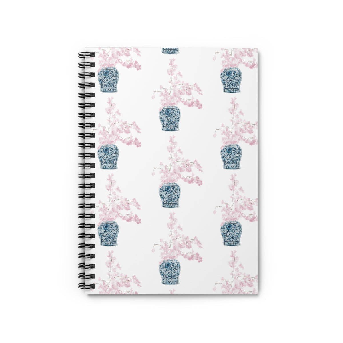 VASE WITH PINK FLOWERS NOTEBOOK - BRYKNOLO LLC Paper products One Size