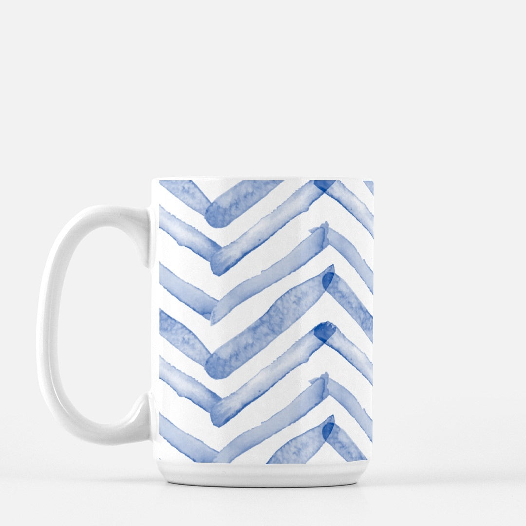 Mug - Blue Dash - BRYKNOLO LLC Mugs