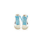 WHITE AND BLUE HIGH TOP STICKER - BRYKNOLO LLC
