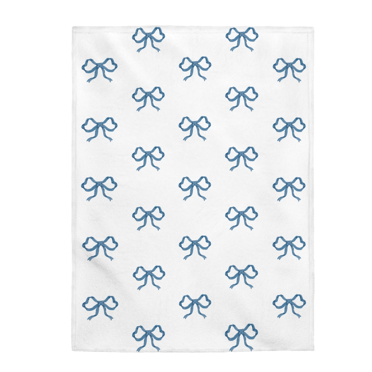 Blue Ribbon Bow Blanket – BRYKNOLO LLC