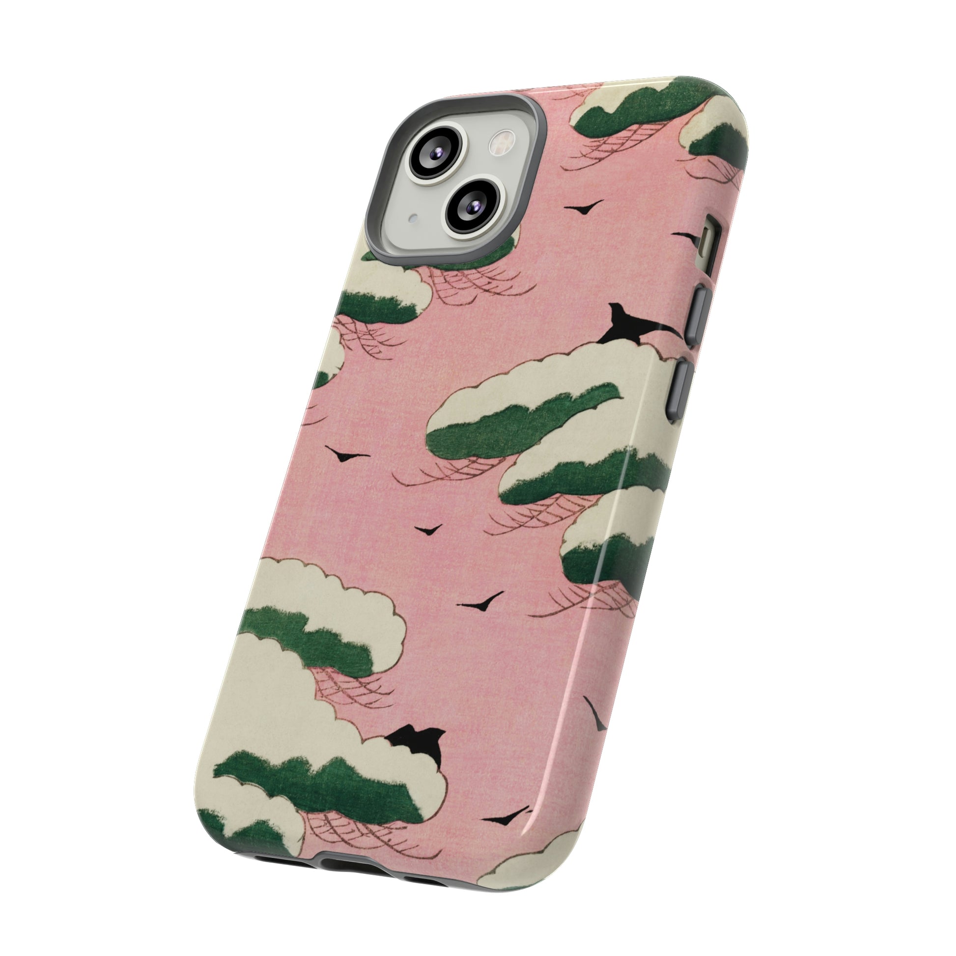 Pink And Green Clouds Phone Case - BRYKNOLO LLC Phone Case