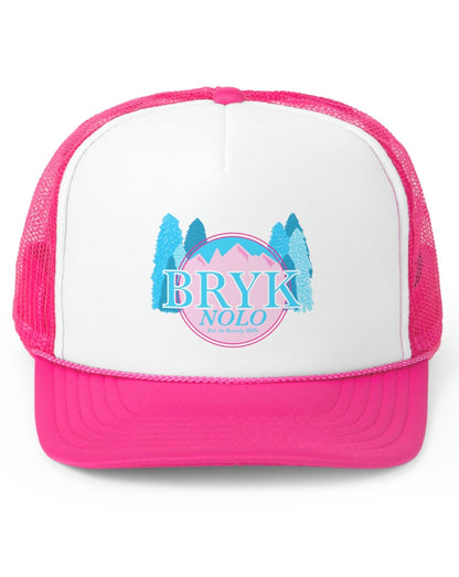 BRYK Caps Trucker Hat - BRYKNOLO LLC Hats Pink / One size