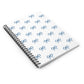 Blue Bows Notebook - BRYKNOLO LLC Paper products
