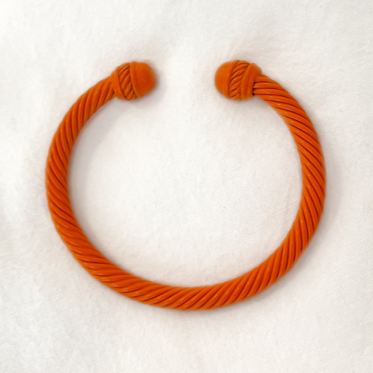 Orange Cuff Bracelet - BRYKNOLO LLC